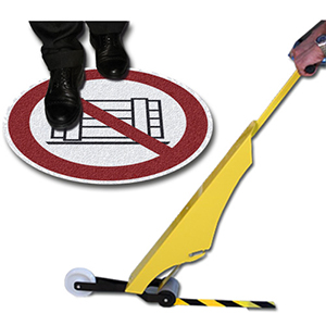 Bodenmarkierungen-Antirutschbelag