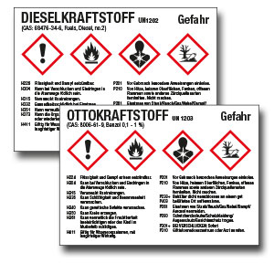 Gefahrstoffaufkleber