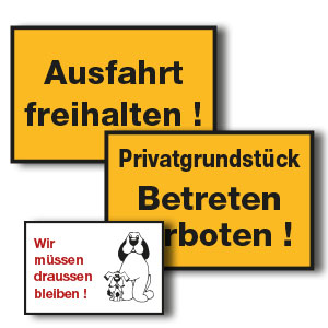 Hinweise für Haus und Grundstück