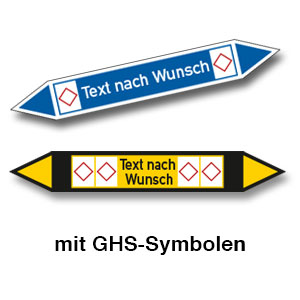 Einzelschilder mit Gefahrstoffsymbolen