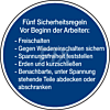 Fünf Sicherheitsregeln