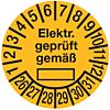 Prüfplakette - Elektr. geprüft gemäß
