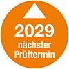 Prüfplakette - Nächster Prüftermin - 2029. Ø 30mm