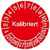 Prüfplaketten - Kalibriert