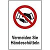 Kein Händesschütteln