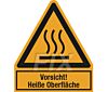 Vorsicht! Heiße Oberfläche