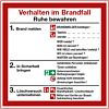Verhalten im Brandfall