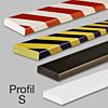 Flächenschutzprofil S - Prallschutz mit großer Breite, selbstklebend