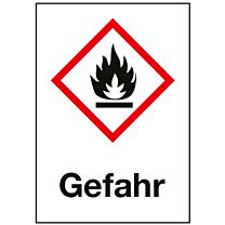 Entzündlich - Gefahr