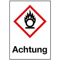 Brandfördernd - Achtung