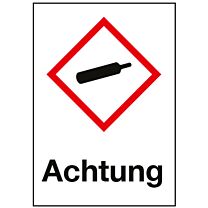 Komprimierte Gase - Achtung