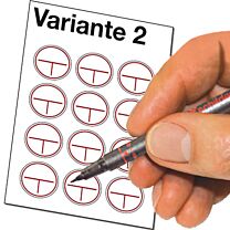 Stromkreis-Bezeichnungsschilder zum Selbstbeschriften