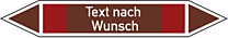 Rohrleitungskennzeichen - Gruppe 8 - brennb. Flüssigkeiten u. Feststoffe