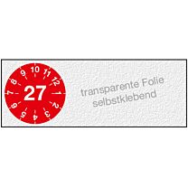 Kabel-Prüfplaketten - 2027