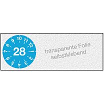 Kabel-Prüfplaketten - 2028