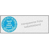 Kabel-Prüfplakette - DGUV Vorschrift 3