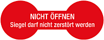 Sicherheitssiegel: NICHT ÖFFNEN