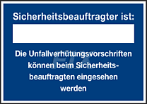Sicherheitsbeauftragter ist: