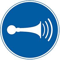 akustisches Signal geben