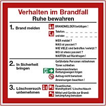 Verhalten im Brandfall