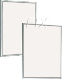 Wechselrahmen mit reflexfreier Scheibe