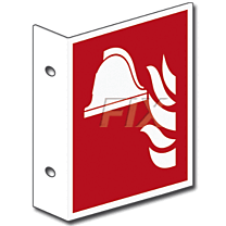 Fahnenschild - Brandbekämfpung