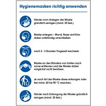 Hygienemasken richtig anwenden