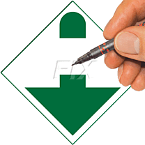 Behälterkennzeichnung blanko