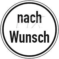 Geschwindigkeits-Schild mit Angabe nach Wunsch