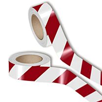 Warnmarkierungsband, reflektierend, rot/weiß - 3M
