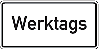 Zeitliche Beschränkung werktags