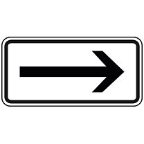 Pfeil nach rechts / rechtsweisend