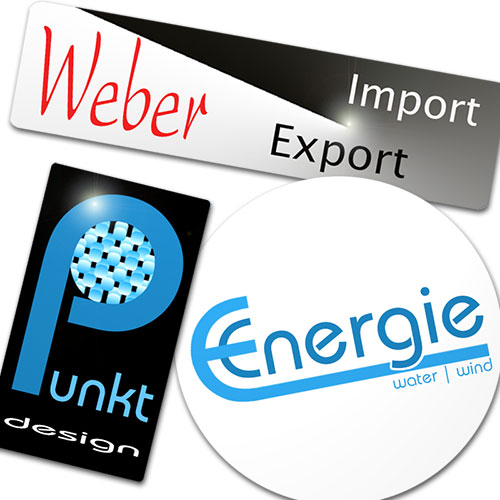 Werbe- und Firmenschilder