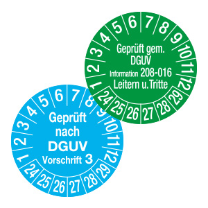 Plaketten für gesetzliche Prüfungen 