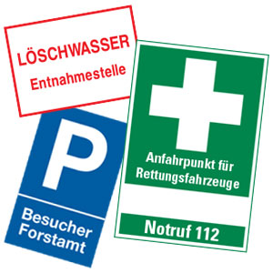 Sonstige Wald- und Forstschilder