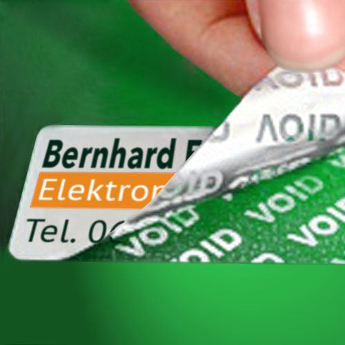 Sicherheitsetiketten